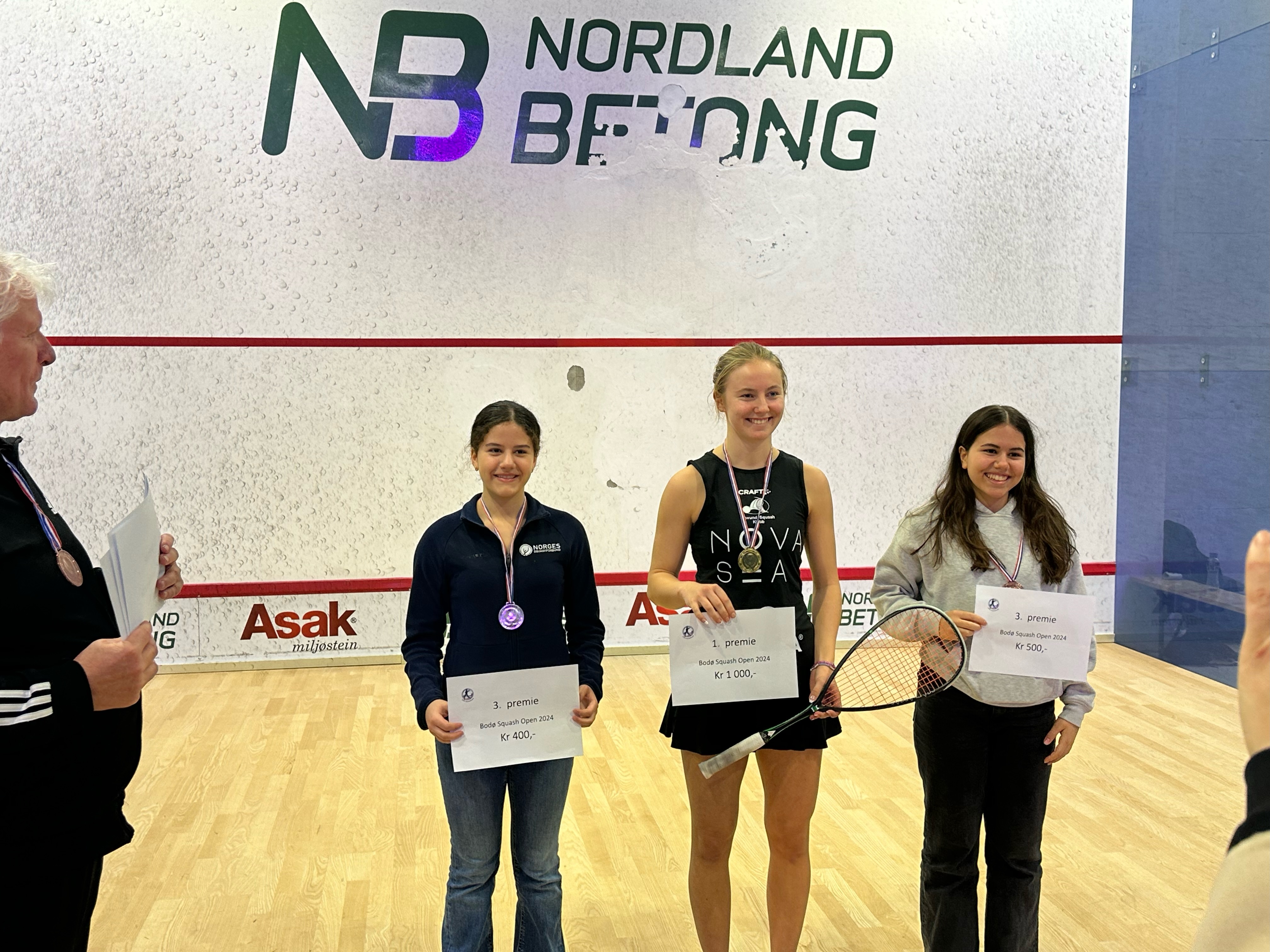 Vel gjennomført turnering i squash i Bodø